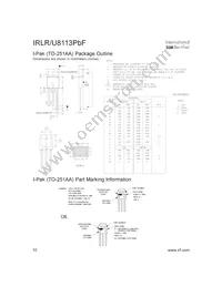 IRLR8113TRLPBF Datasheet Page 10