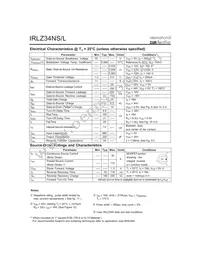 IRLZ34NL Datasheet Page 2