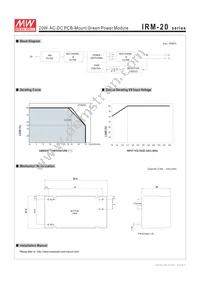 IRM-20-3.3 Datasheet Page 3