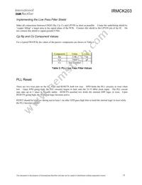 IRMCK203 Datasheet Page 15