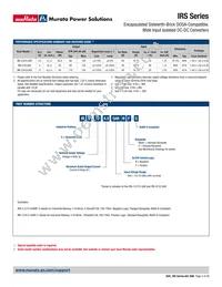 IRS-3.3/15-Q48PF-C Datasheet Page 2