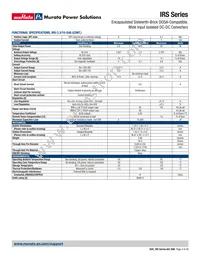 IRS-3.3/15-Q48PF-C Datasheet Page 4