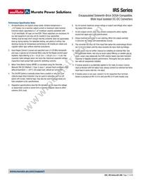 IRS-3.3/15-Q48PF-C Datasheet Page 17