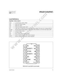 IRS20124STRPBF Datasheet Page 5