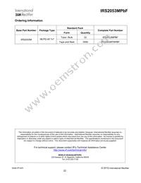 IRS2053MPBF Datasheet Page 22