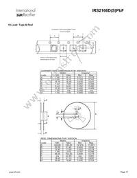 IRS2166DSTRPBF Datasheet Page 17