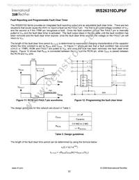 IRS26310DJTRPBF Datasheet Page 22