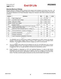 IRS2980SPBF Datasheet Page 5