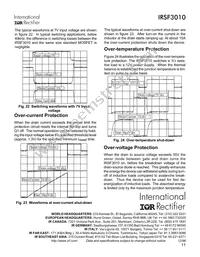 IRSF3010S Datasheet Page 11