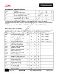 IRSM836-045MATR Datasheet Page 3