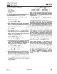 IRU1015CMTR Datasheet Page 5