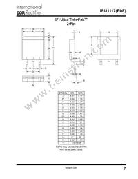 IRU1117CYTR Datasheet Page 7