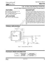 IRU1176CMTR Datasheet Cover