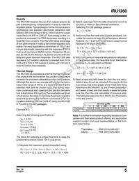 IRU1260CT Datasheet Page 5