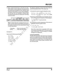 IRU1261CT Datasheet Page 5