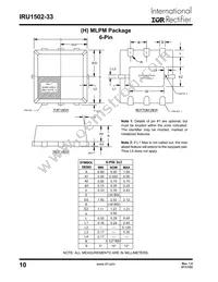 IRU1502-33CHTR Datasheet Page 10