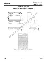 IRU3004CWTR Datasheet Page 16