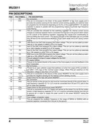 IRU3011CWTR Datasheet Page 4