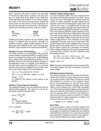 IRU3011CWTR Datasheet Page 10
