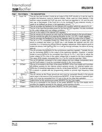 IRU3018CWTR Datasheet Page 5