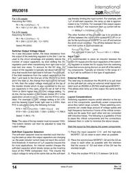 IRU3018CWTR Datasheet Page 14