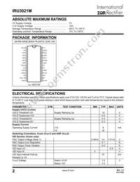 IRU3021MCWTR Datasheet Page 2