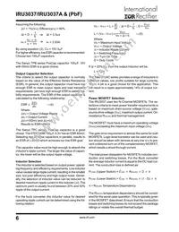 IRU3037ACSTRPBF Datasheet Page 6