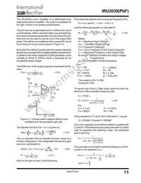 IRU3039CHTR Datasheet Page 11