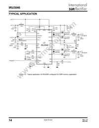 IRU3046CFTR Datasheet Page 14