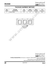 IRU3046CFTR Datasheet Page 20