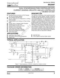 IRU3047CWTR Datasheet Cover