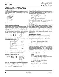 IRU3047CWTR Datasheet Page 6
