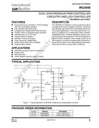 IRU3048CFTR Datasheet Cover