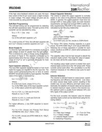 IRU3048CFTR Datasheet Page 6