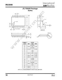 IRU3048CFTR Datasheet Page 16