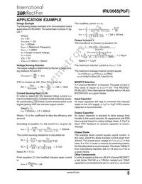 IRU3065CLTR Datasheet Page 5