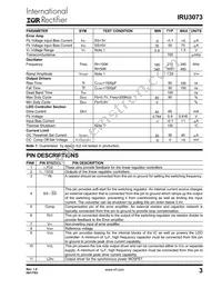 IRU3073CQTR Datasheet Page 3