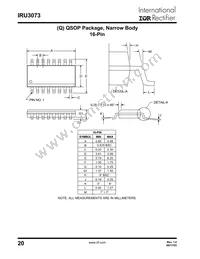 IRU3073CQTR Datasheet Page 20