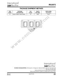 IRU3073CQTR Datasheet Page 21