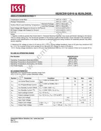 IS25CD010-JNLE-TR Datasheet Page 22