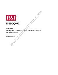 IS25CQ032-JKLE-TR Datasheet Cover