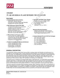 IS25CQ032-JKLE-TR Datasheet Page 2