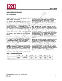 IS25LD040-JVLE-TR Datasheet Page 7