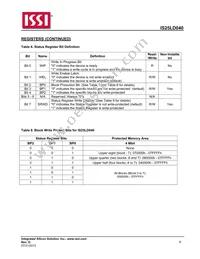 IS25LD040-JVLE-TR Datasheet Page 8