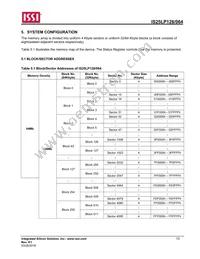 IS25LP064-JKLE Datasheet Page 13