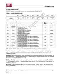 IS25LP064-JKLE Datasheet Page 17