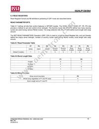 IS25LP064-JKLE Datasheet Page 18