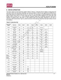 IS25LP064-JKLE Datasheet Page 21