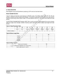 IS25LP064A-JGLE-TR Datasheet Page 19