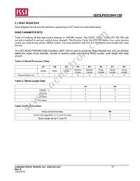 IS25LP128-JMLE Datasheet Page 16